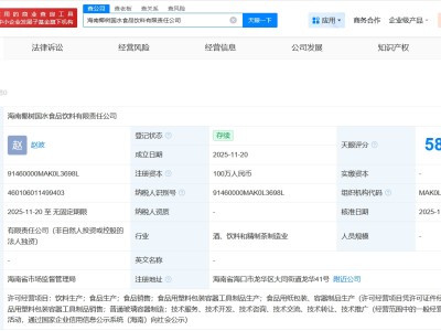 椰樹(shù)集團(tuán)成立食品飲料新公司