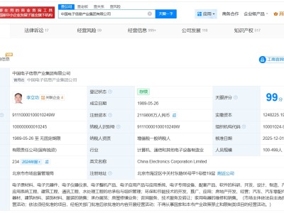 中國電子信息產業集團增資至211.98億 增幅約15%