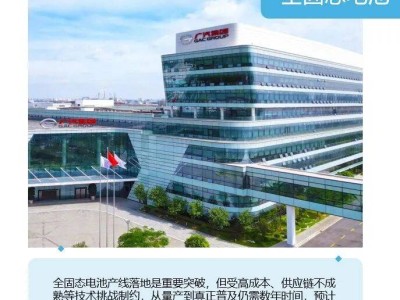 全固態電池：從實驗室到量產的跨越，普及之路挑戰與希望并存