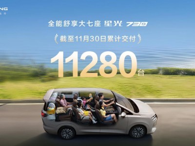 星光730上市熱銷11280臺(tái),多元?jiǎng)恿?七重禮開(kāi)啟家庭出行新體驗(yàn)