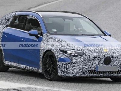 純電奔馳AMG CLA獵裝版諜照首現，四驅雙電機+800V快充，2027年將登場