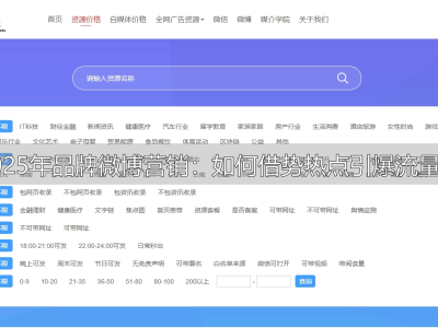 2025品牌微博營銷攻略：借勢熱點+關鍵詞布局+互動提升全解析