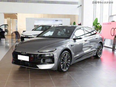 奧迪A6L e-tron實車亮相！轎跑溜背+華為智駕，800V平臺續航達785公里