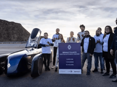 雷諾Filante Record純電概念車：輕量化低風(fēng)阻設(shè)計(jì)跑出超千公里續(xù)航