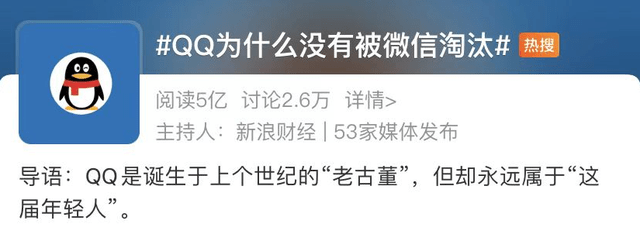 QQ誕生于上個世紀,但卻永遠屬于“這個時代”